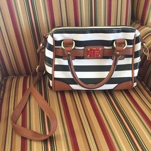 Striped Crossbody Purse